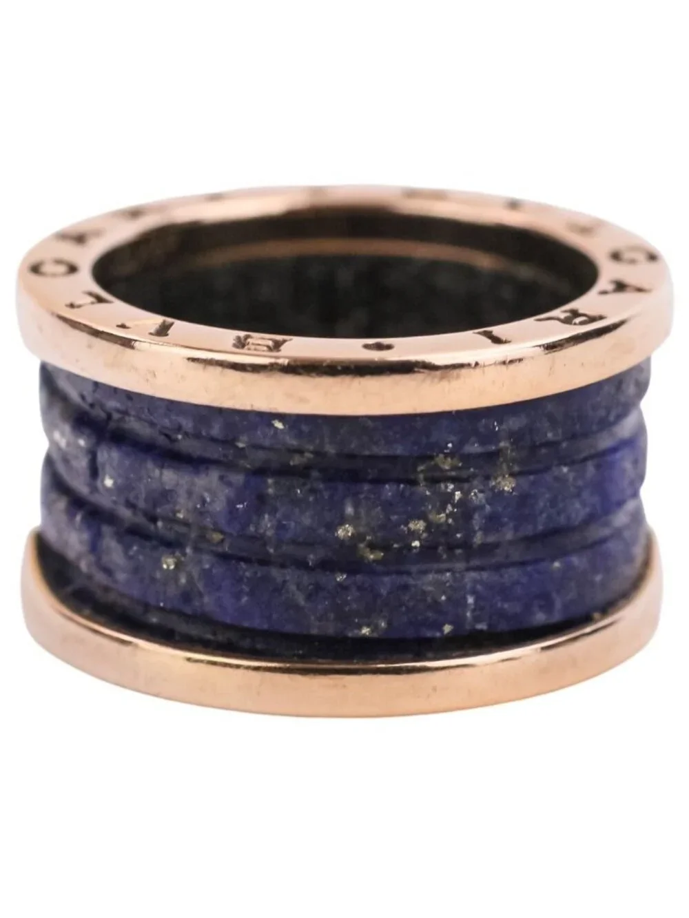 Bvlgari B.zero1 B-zero One 18k Lapis Lazuli Ring 750 52 Yellow Gold